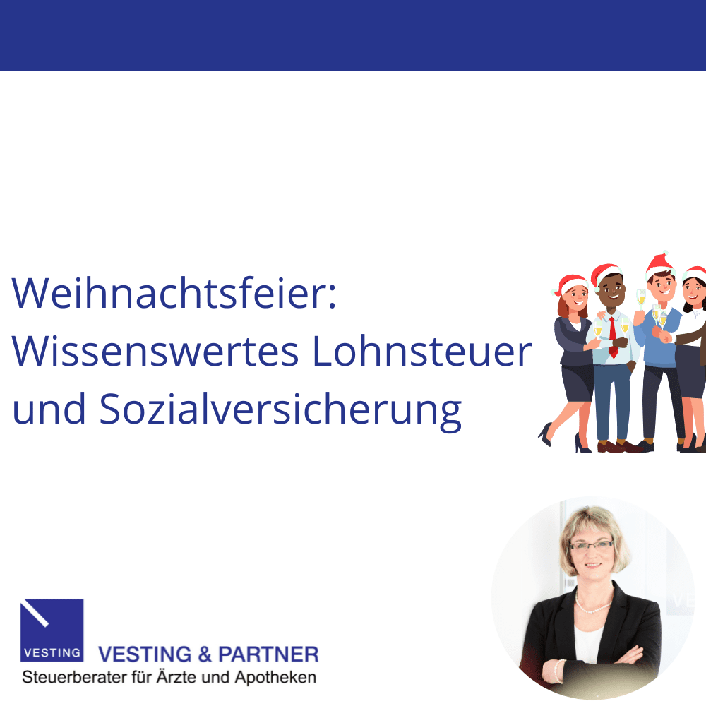 Weihnachtsfeier Wissenswertes Lohnsteuer und Sozialversicherung