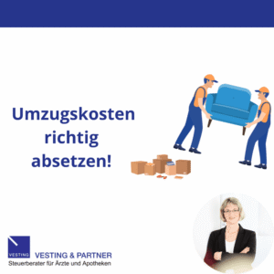 Umzugskosten richtig absetzen - Vesting & Partner, Sabine Banse-Funke